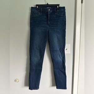 High Rise Super Skinny Ankle Jean, Size 29, 27.5" inseam